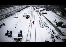 Польшу накрыло сильнейшим снегопадом